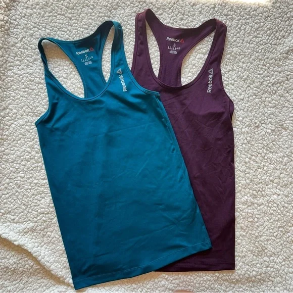 Reebok Teal and Purple Tank Tops - Picture 2 of 8